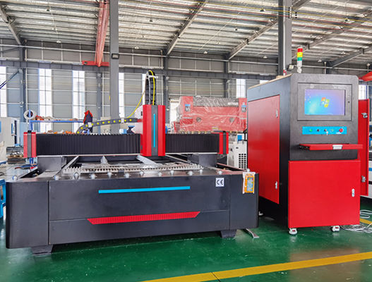 1000W CNC الألياف آلة القطع بالليزر 10 مم آلة القطع بالليزر للصفائح المعدنية 4000x2000mm