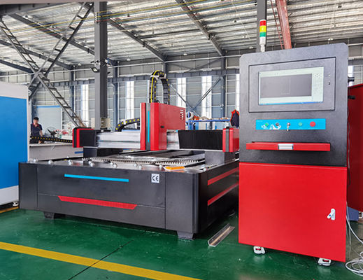 1000W CNC الألياف آلة القطع بالليزر 10 مم آلة القطع بالليزر للصفائح المعدنية 4000x2000mm