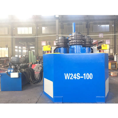 W24s-45 آلة ثني شعاع H الأفقية للصفائح المعدنية الهيدروليكية YX Profile 460mm