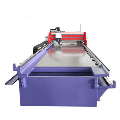 محرك مزدوج أوتوماتيكي CNC V Groove Cutter Machine لأبواب الخزانات 1250mm 70m / Min