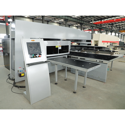 300 KN الهيدروليكية CNC برج لكمة الصحافة آلة ثقب اللكم الأوتوماتيكية نوع O